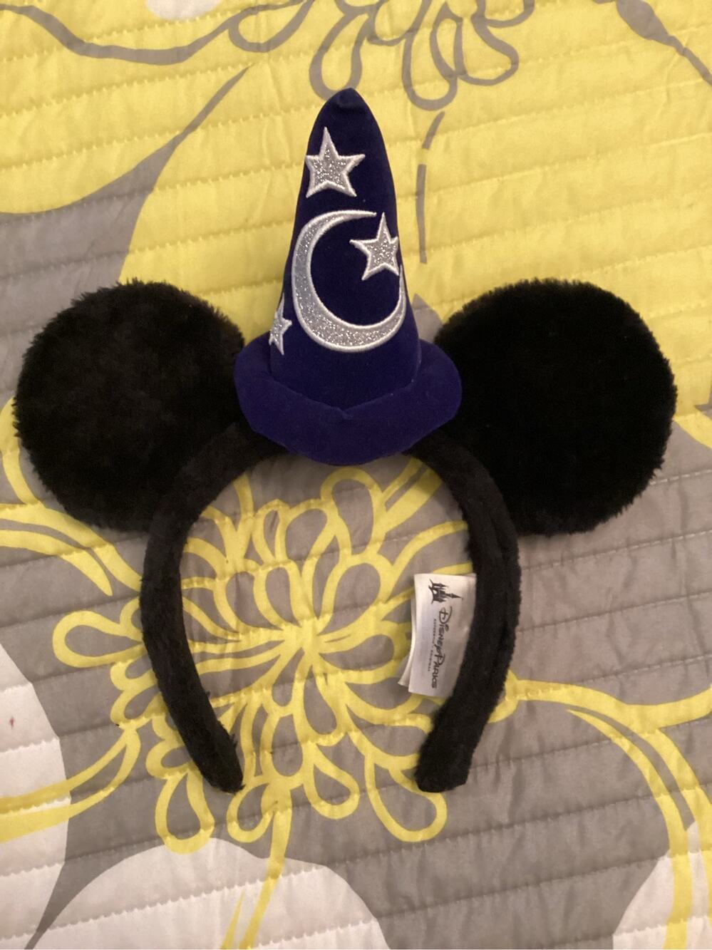NWOT Disney Parks Paris Mickey Mouse Sorcerer Apprentice Fantasia Ears Headband